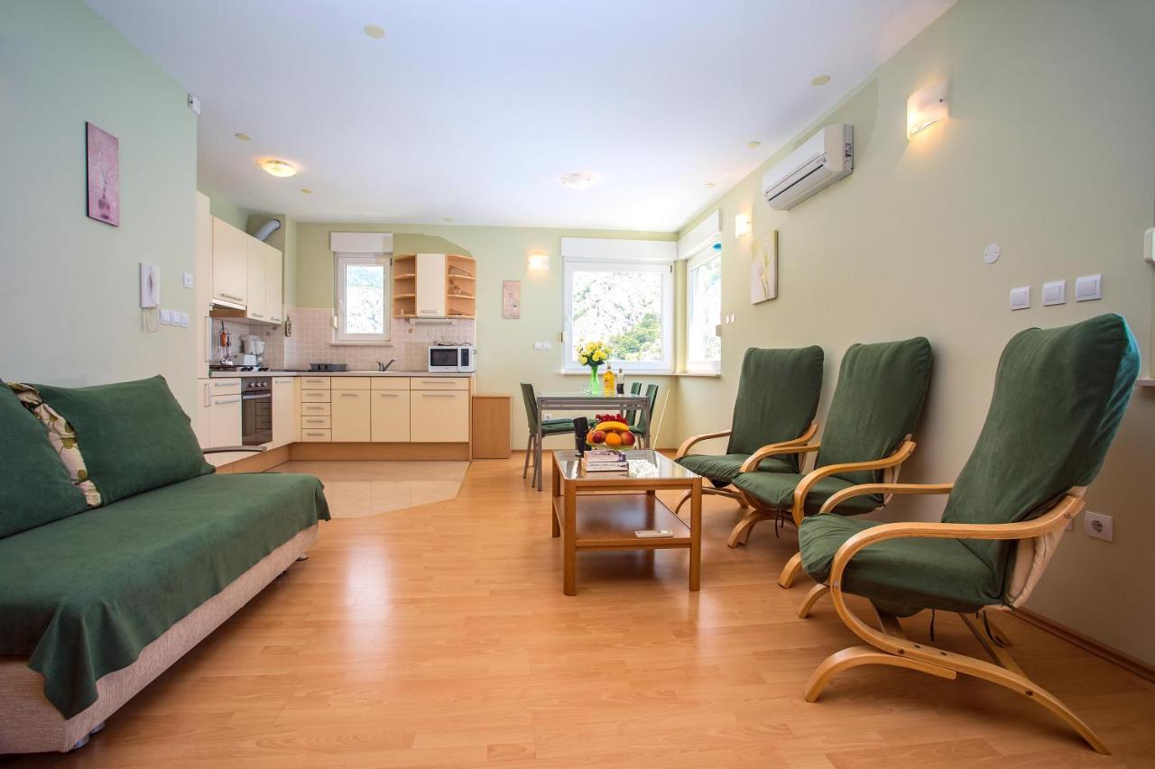 Apartmani Ribnjak Seka โอมิช ภายนอก รูปภาพ
